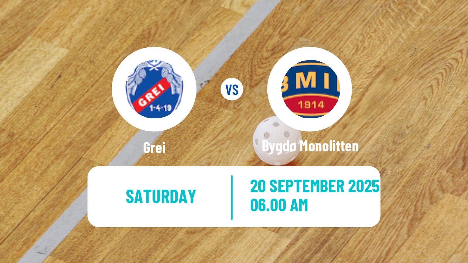 Floorball Norwegian Eliteserien Floorball Women Grei - Bygdø Monolitten