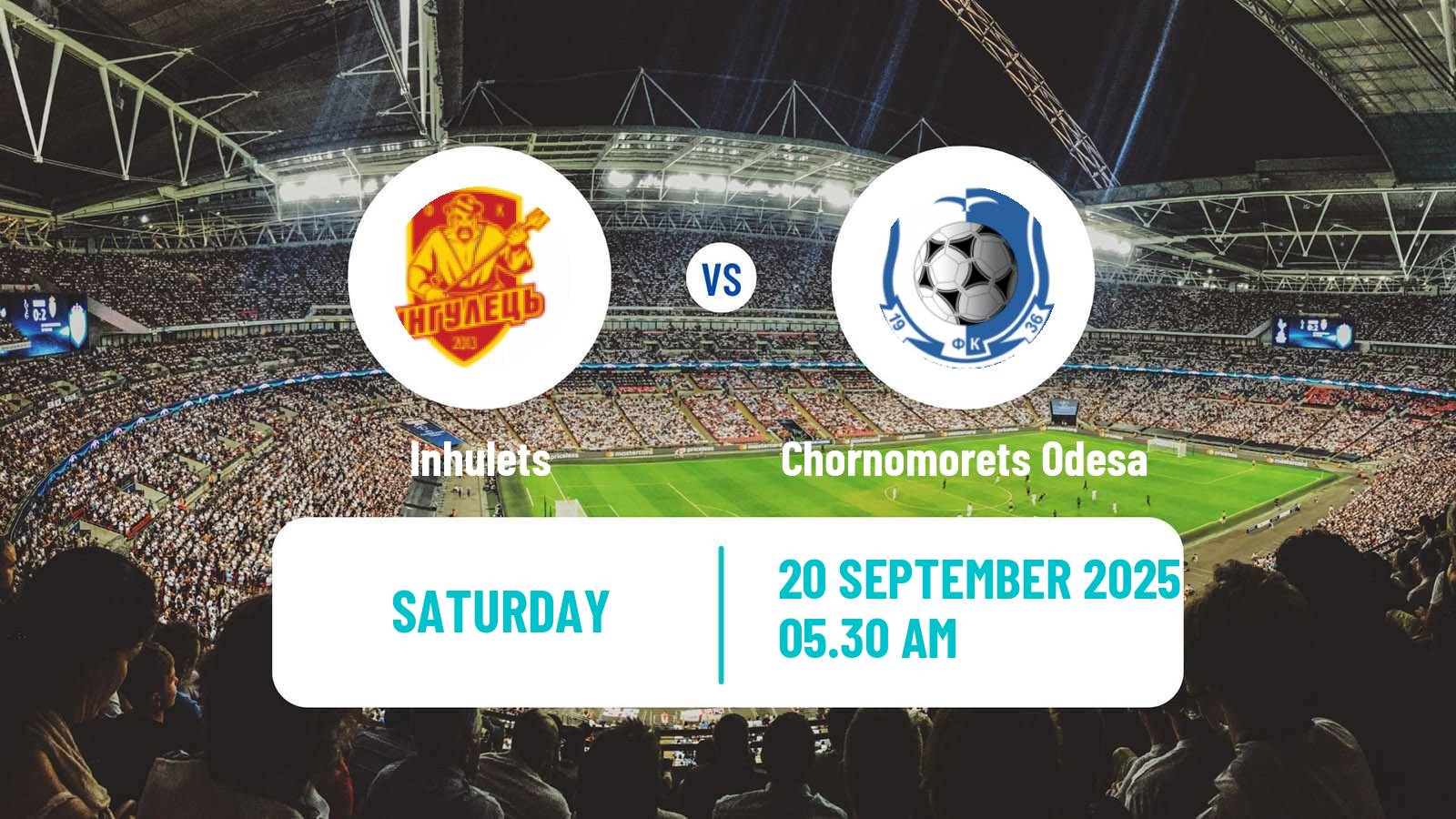 Football Ukrainian Persha Liga Inhulets - Chornomorets Odesa