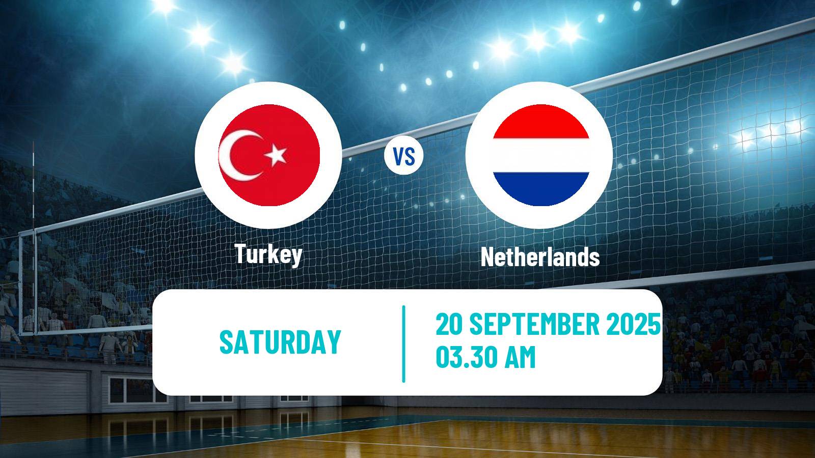 Volleyball World Championship Volleyball Turkey - Netherlands