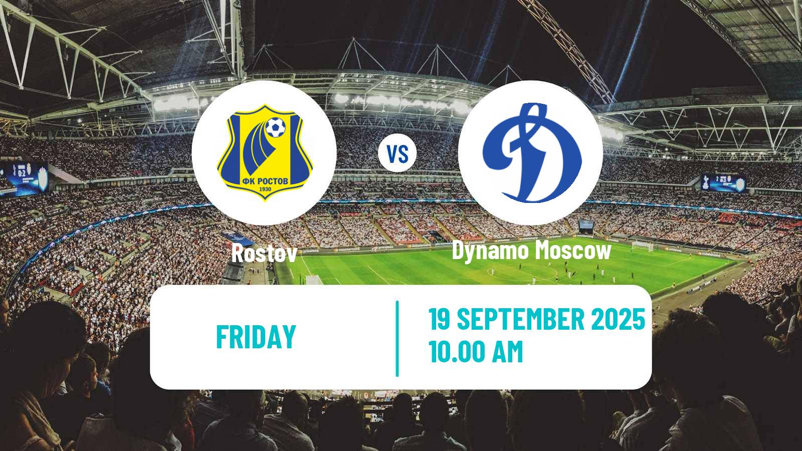 Football Russian Supreme Division Women Rostov - Dynamo Moscow