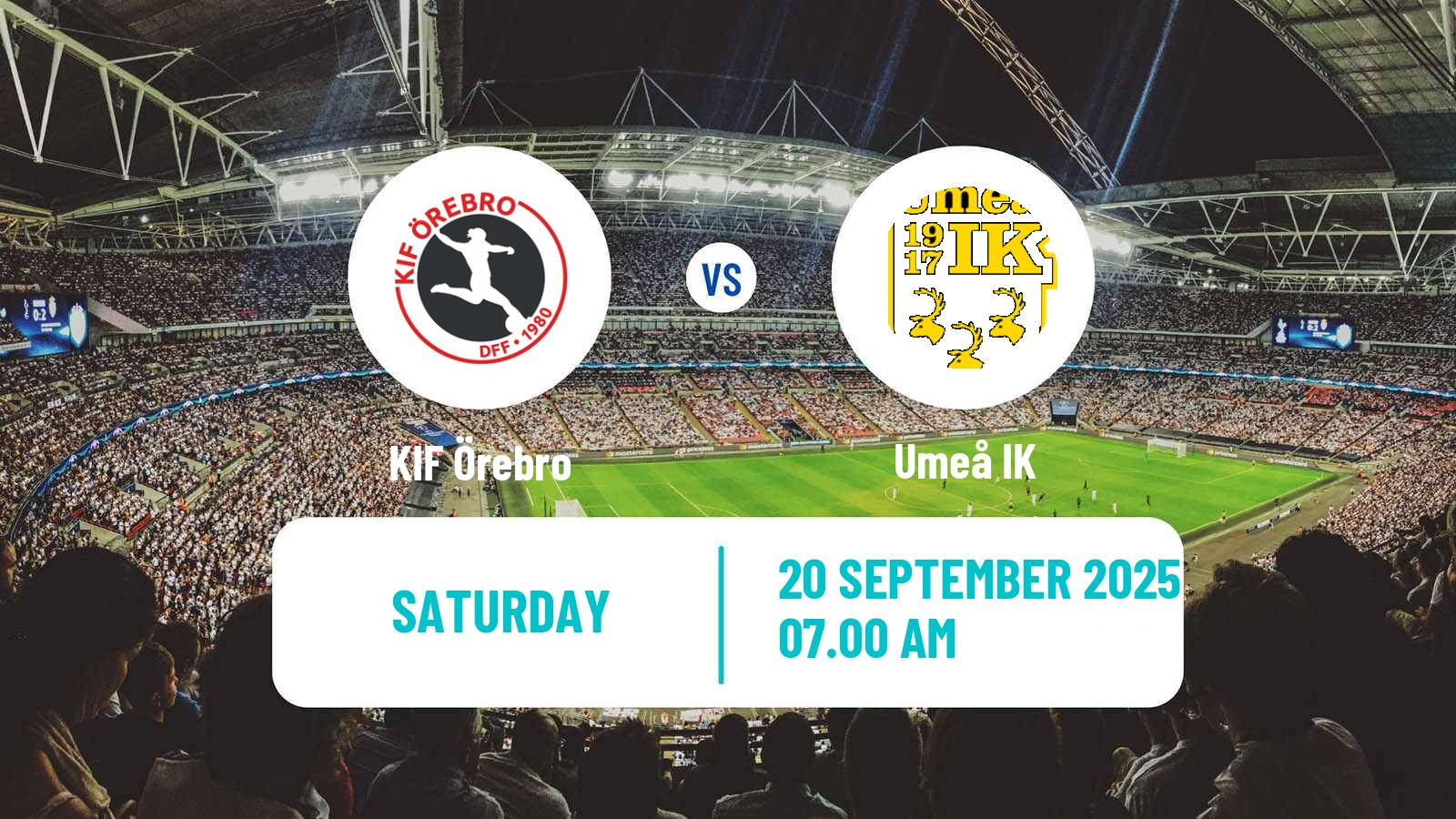 Football Swedish Elitettan Women Örebro - Umeå
