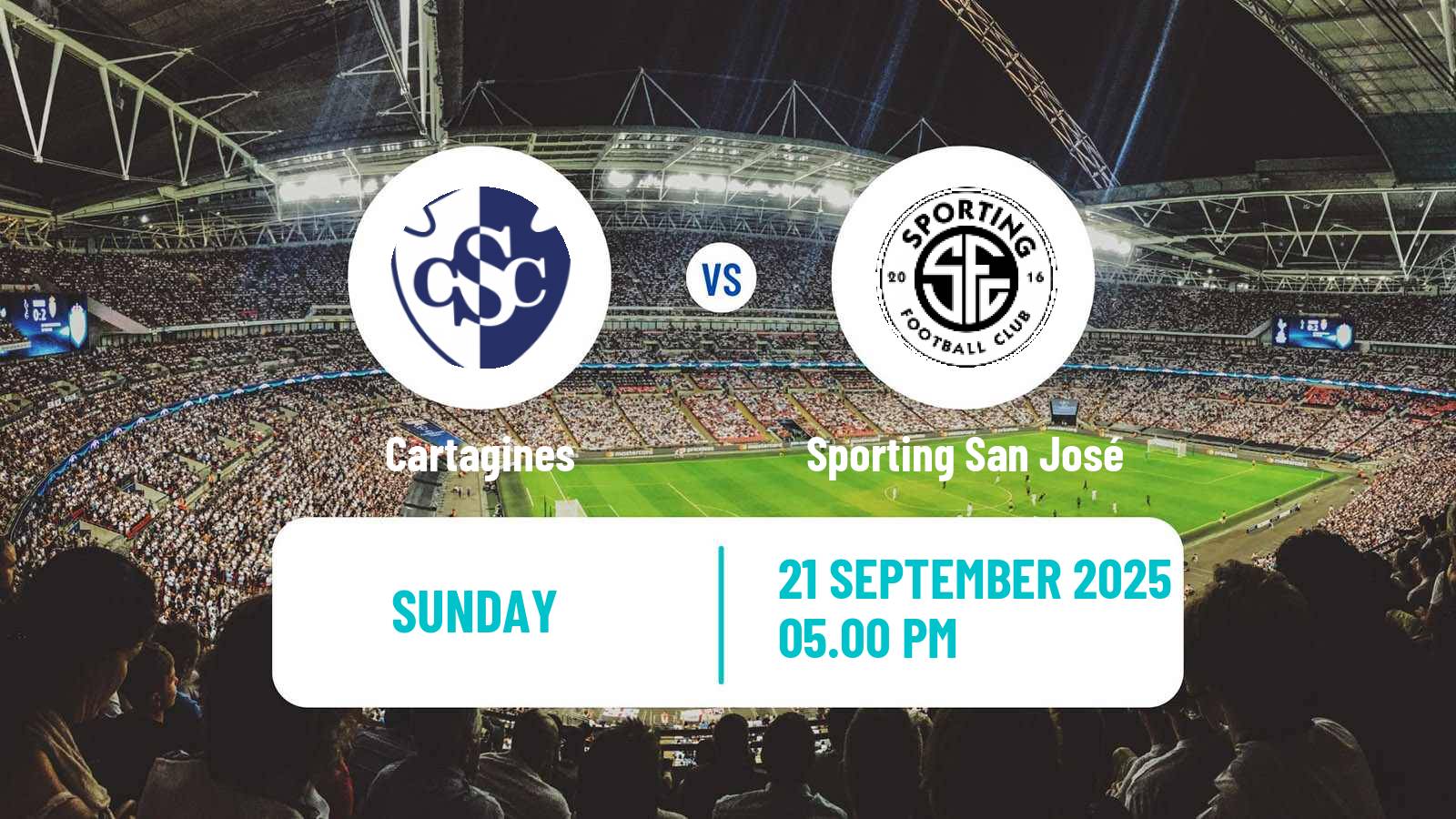 Football Costa Rican Primera Division Cartagines - Sporting San José