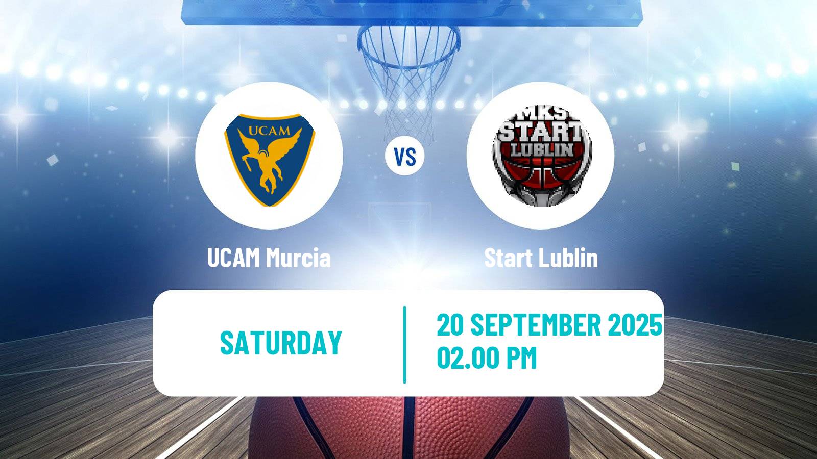 Basketball Champions League Basketball UCAM Murcia - Start Lublin