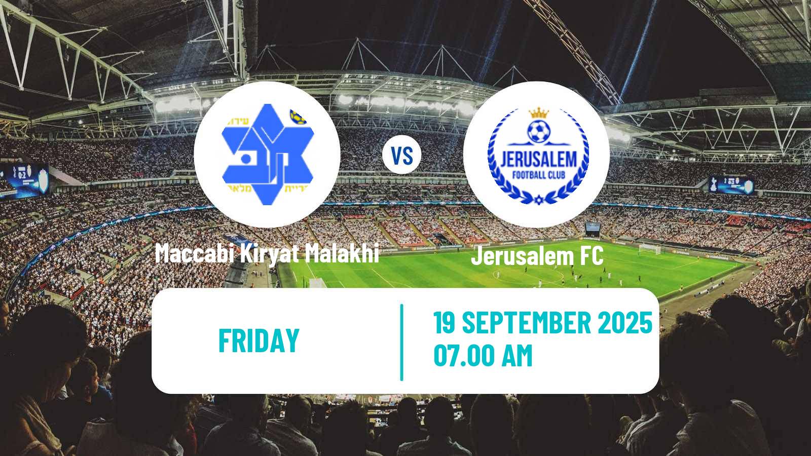 Football Israeli Liga Alef South Maccabi Kiryat Malakhi - Jerusalem FC