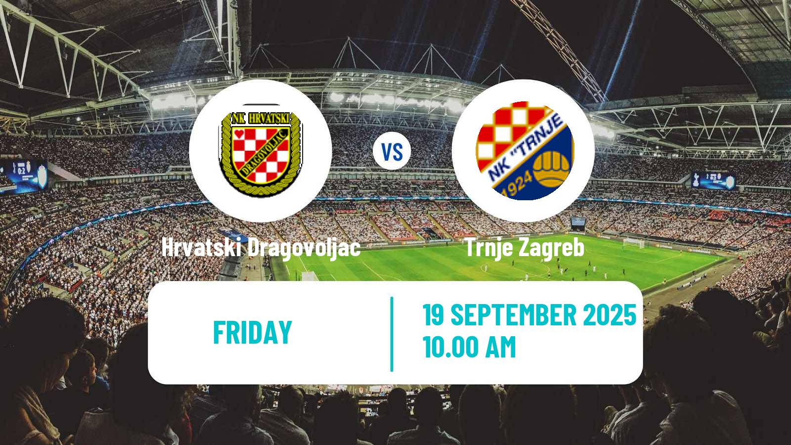 Football Croatian Druga NL Hrvatski Dragovoljac - Trnje Zagreb