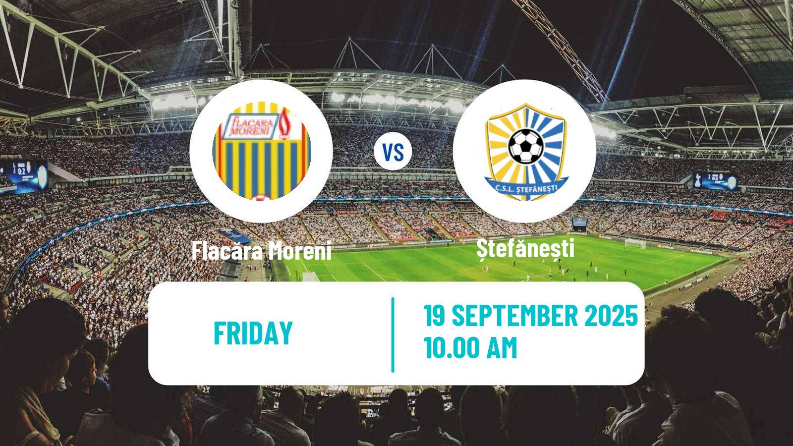 Football Romanian Liga 3 - Seria 4 Flacăra Moreni - Ștefănești