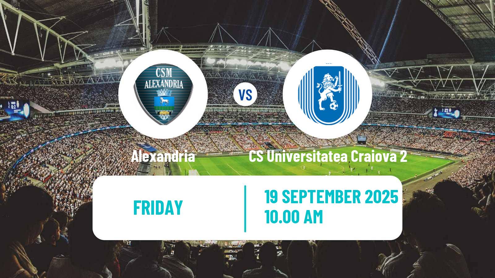 Football Romanian Liga 3 - Seria 5 Alexandria - CS Universitatea Craiova 2