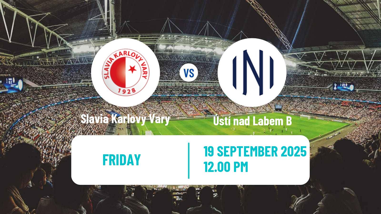 Football Czech Division B Slavia Karlovy Vary - Ústí nad Labem B