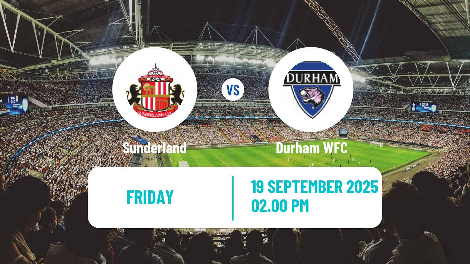 Football English Women Championship Sunderland - Durham