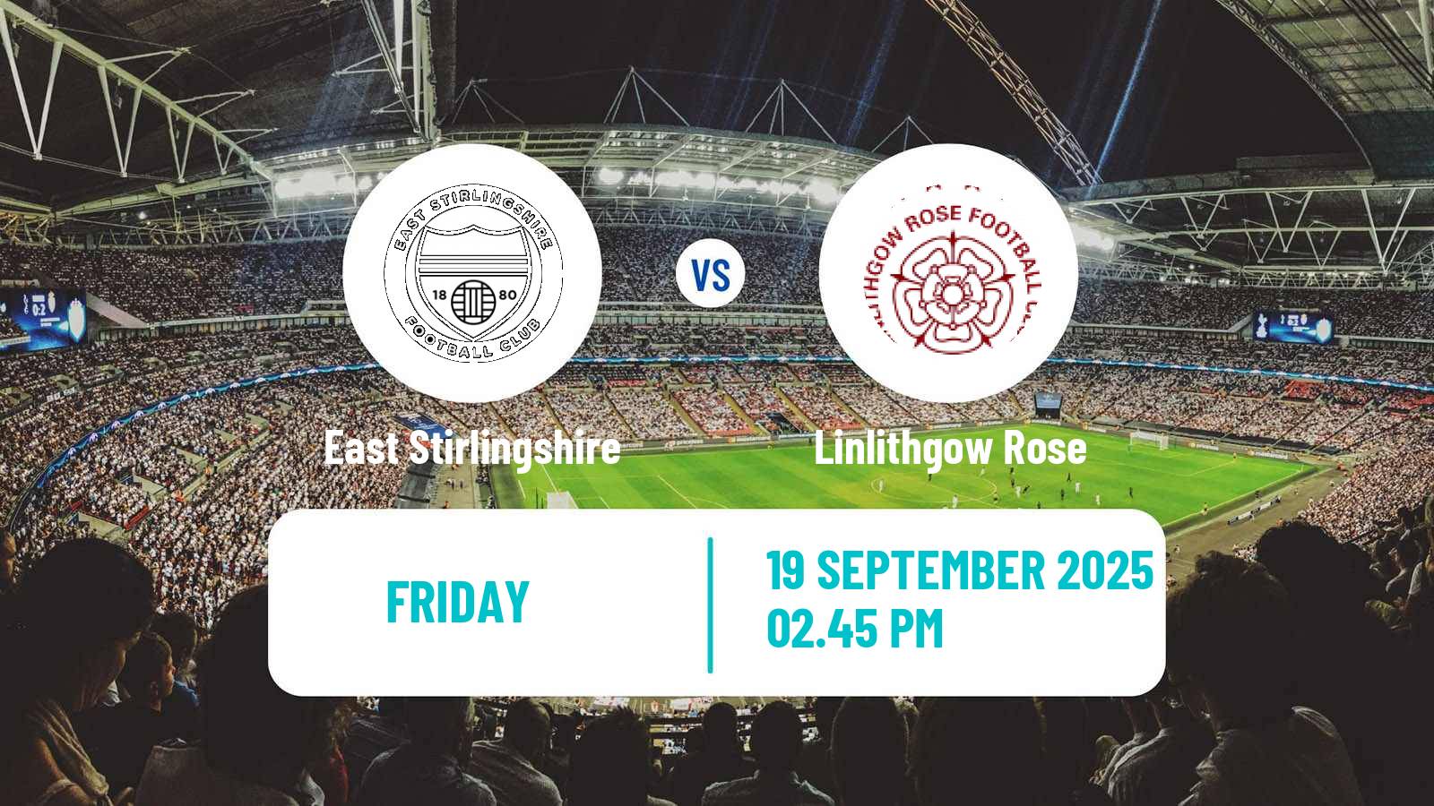 Football Scottish Lowland League East Stirlingshire - Linlithgow Rose