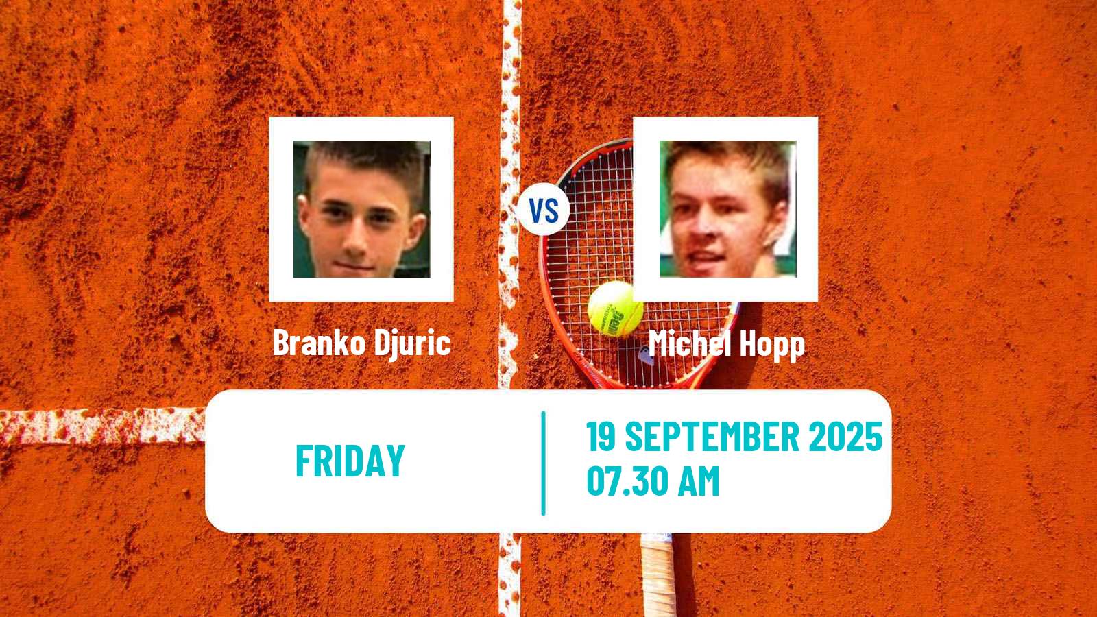 Tennis ITF M15 Kursumlijska Banja 17 Men Branko Djuric - Michel Hopp