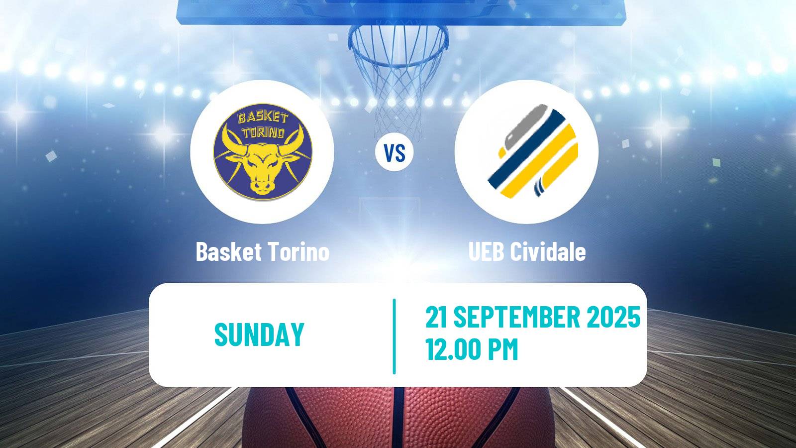 Basketball Italian Serie A2 Basketball Basket Torino - Cividale