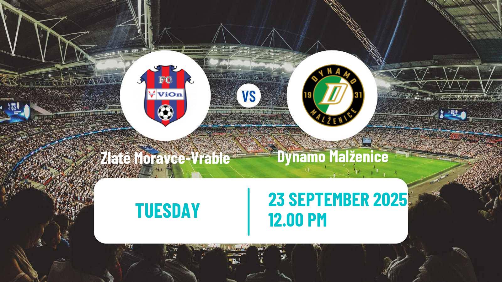 Football Slovak 2 Liga Zlaté Moravce-Vrable - Dynamo Malženice