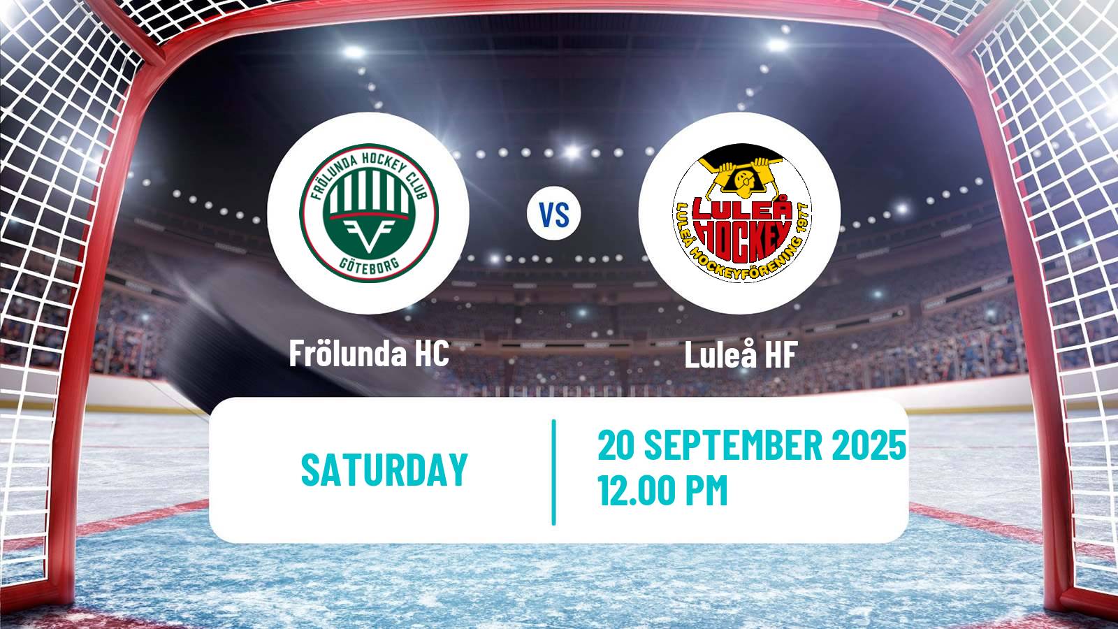 Hockey SHL Frölunda - Luleå