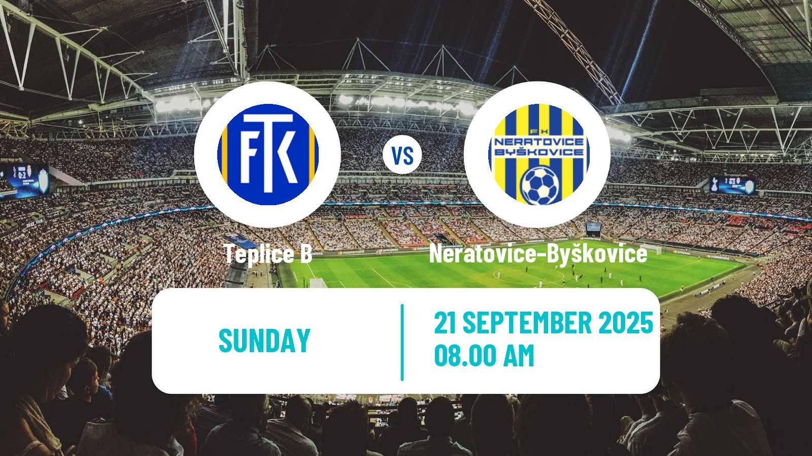 Football Czech CFL Group B Teplice B - Neratovice–Byškovice