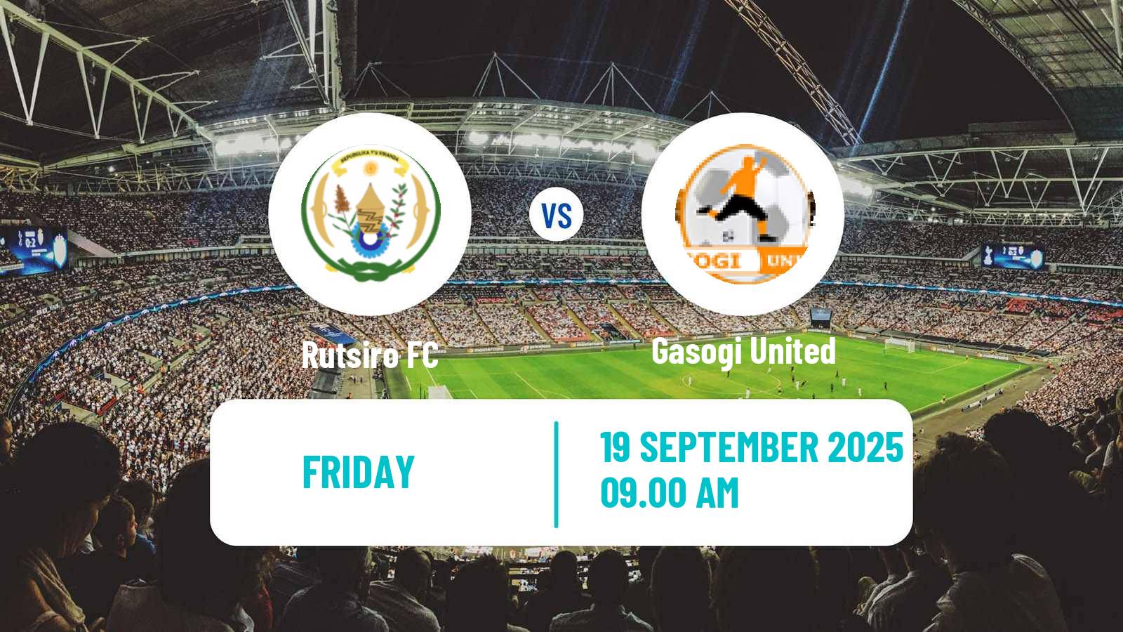 Football Rwanda Premier League Rutsiro - Gasogi United