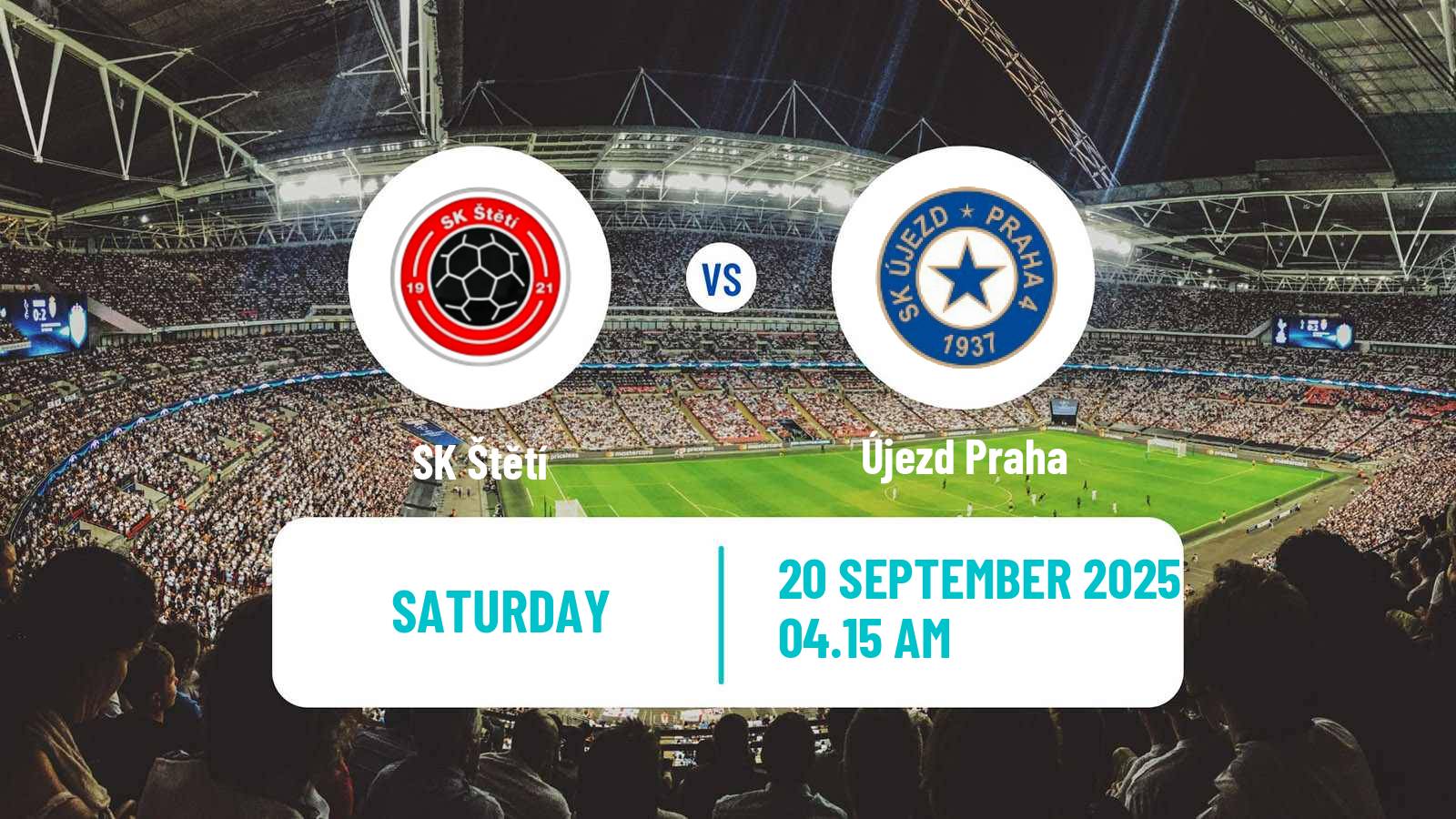 Football Czech Division B Štětí - Újezd Praha
