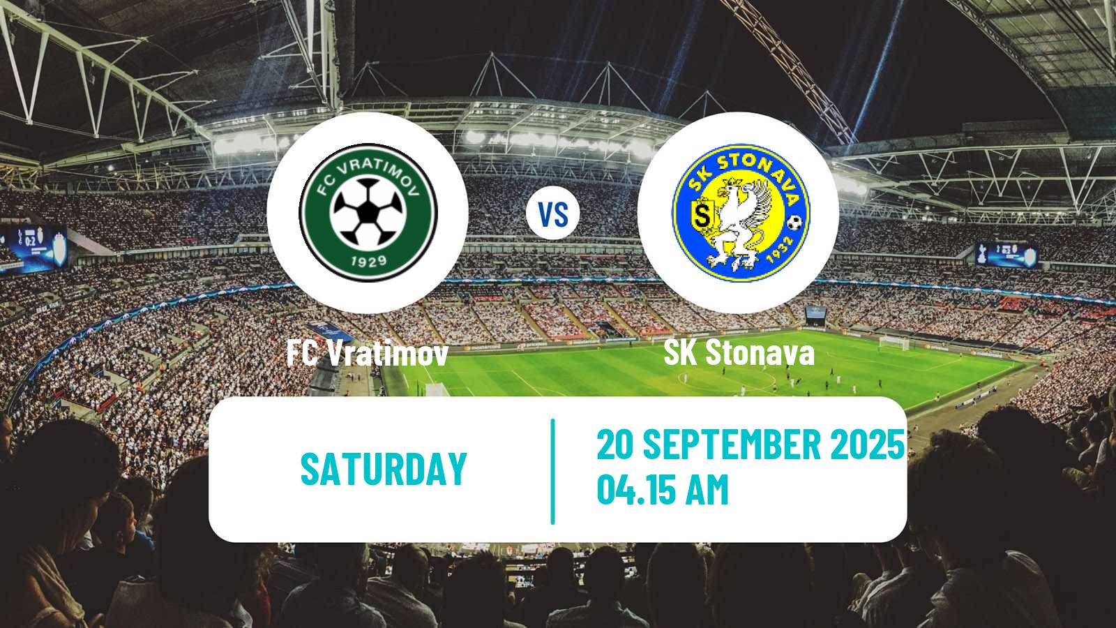 Football Czech Division F Vratimov - Stonava