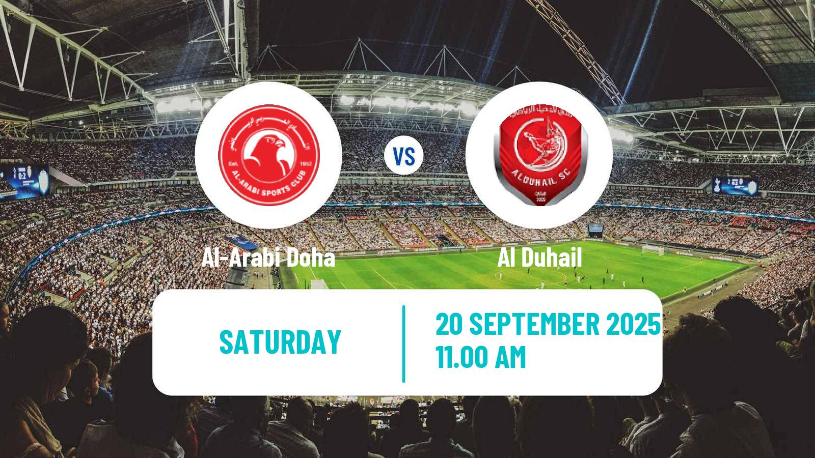 Football Qatar QSL Al-Arabi Doha - Al Duhail