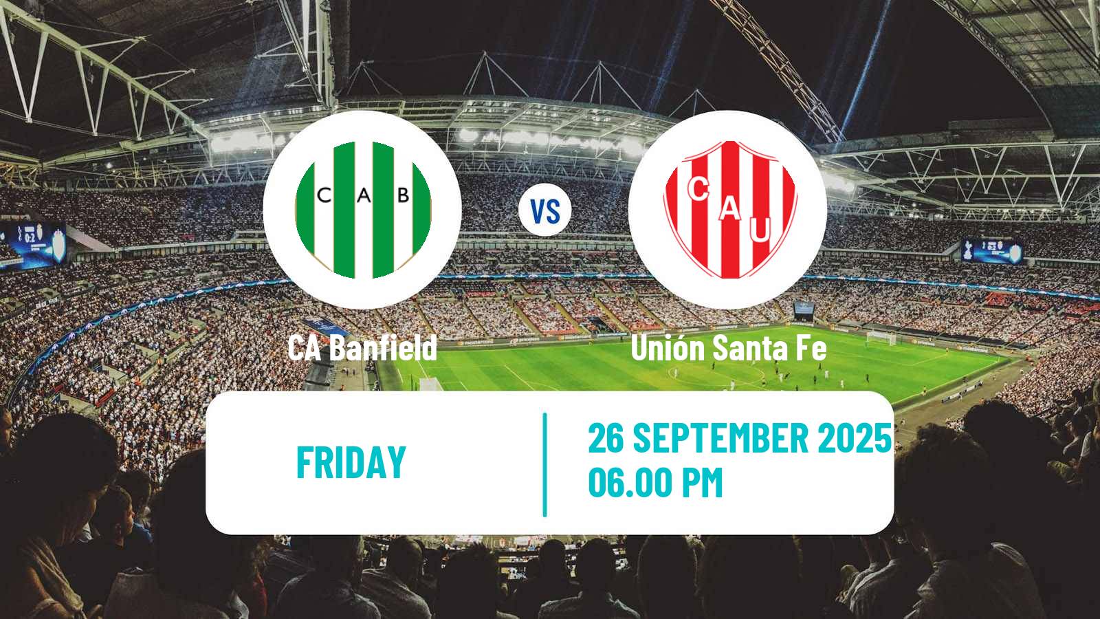 Football Argentinian Liga Profesional Banfield - Unión Santa Fe