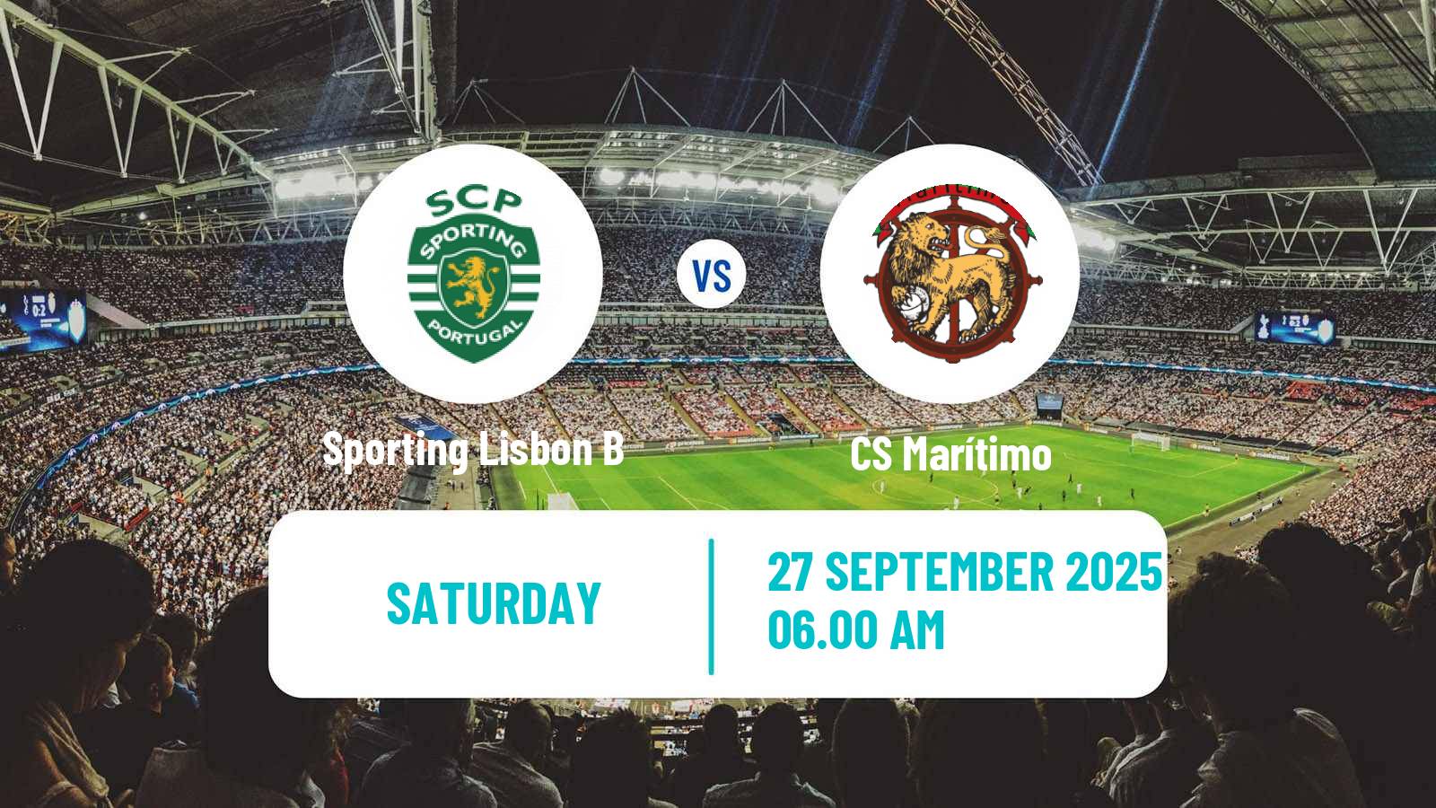 Football Portuguese Liga 2 Sporting Lisbon B - Marítimo