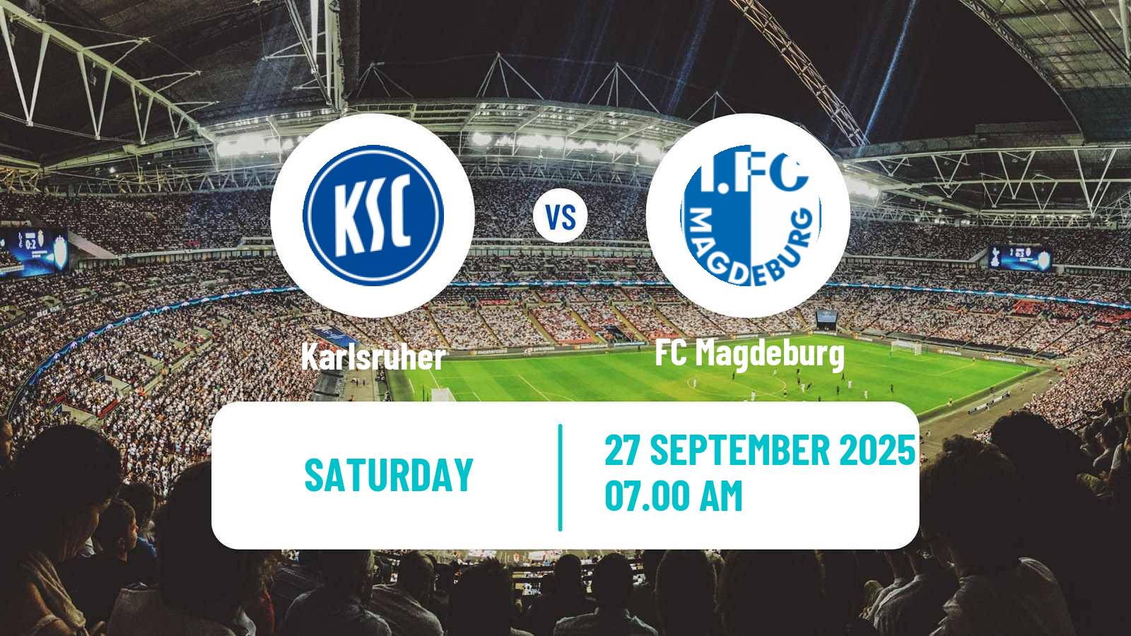 Football German 2 Bundesliga Karlsruher - Magdeburg