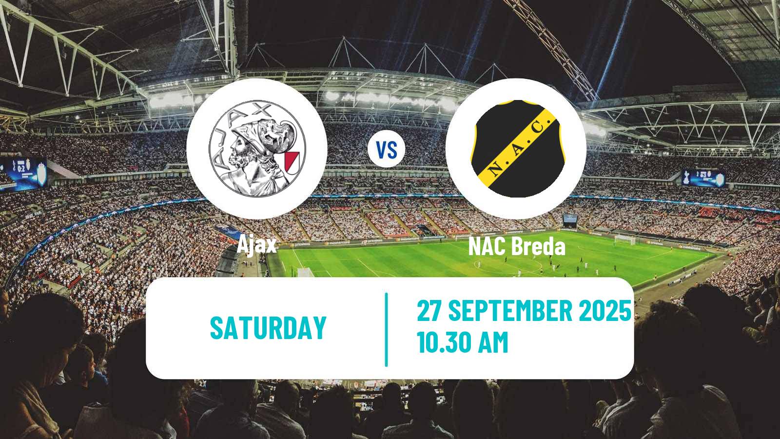 Football Dutch Eredivisie Ajax - NAC Breda