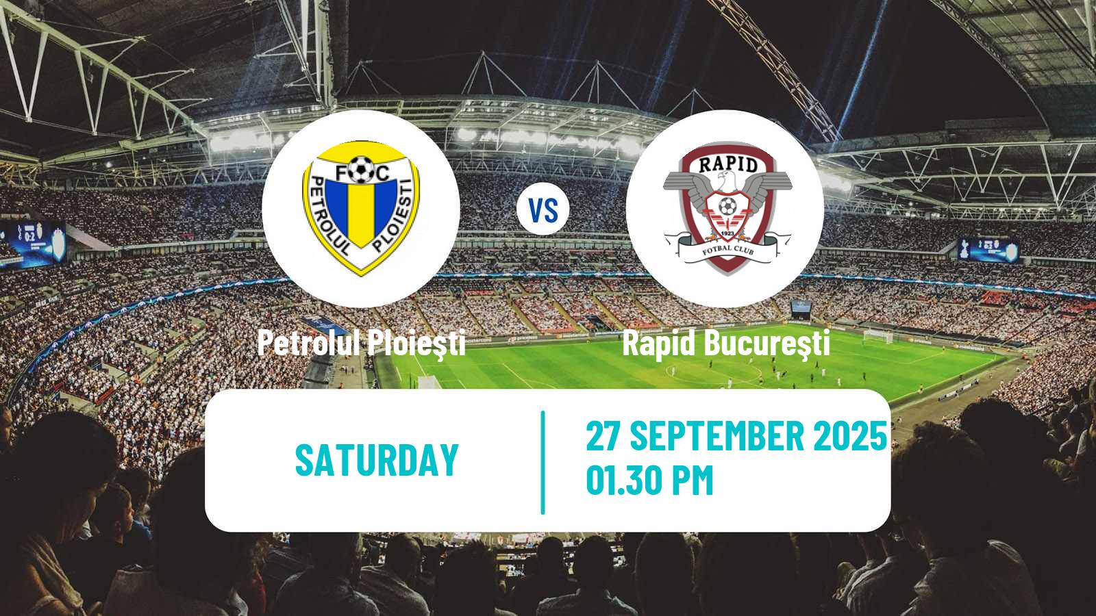 Football Romanian Liga 1 Petrolul Ploieşti - Rapid Bucureşti