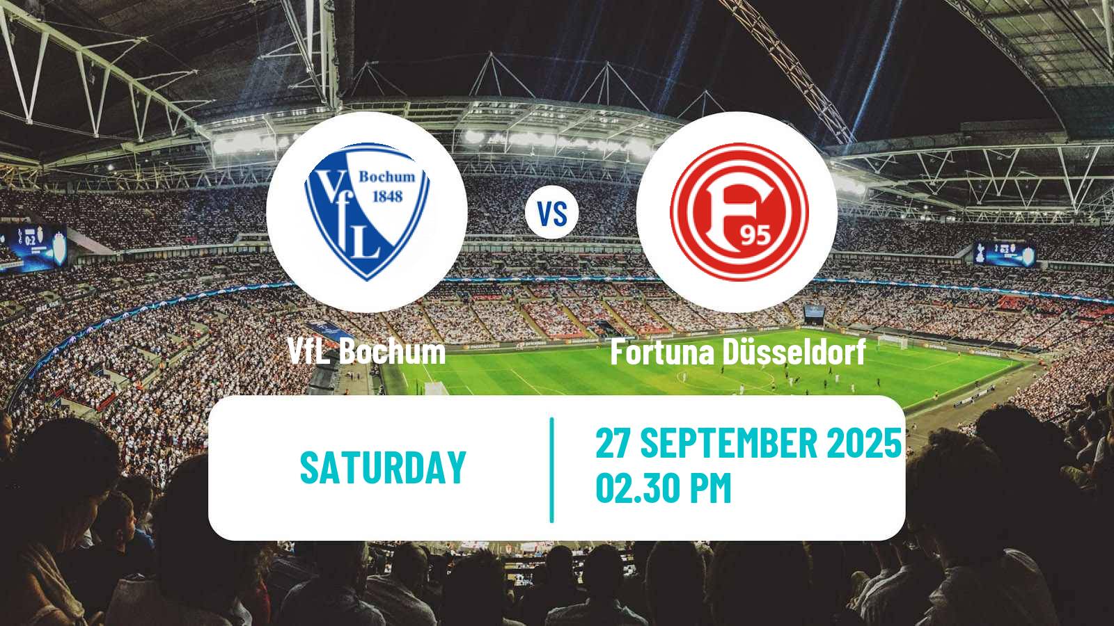 Football German 2 Bundesliga Bochum - Fortuna Düsseldorf