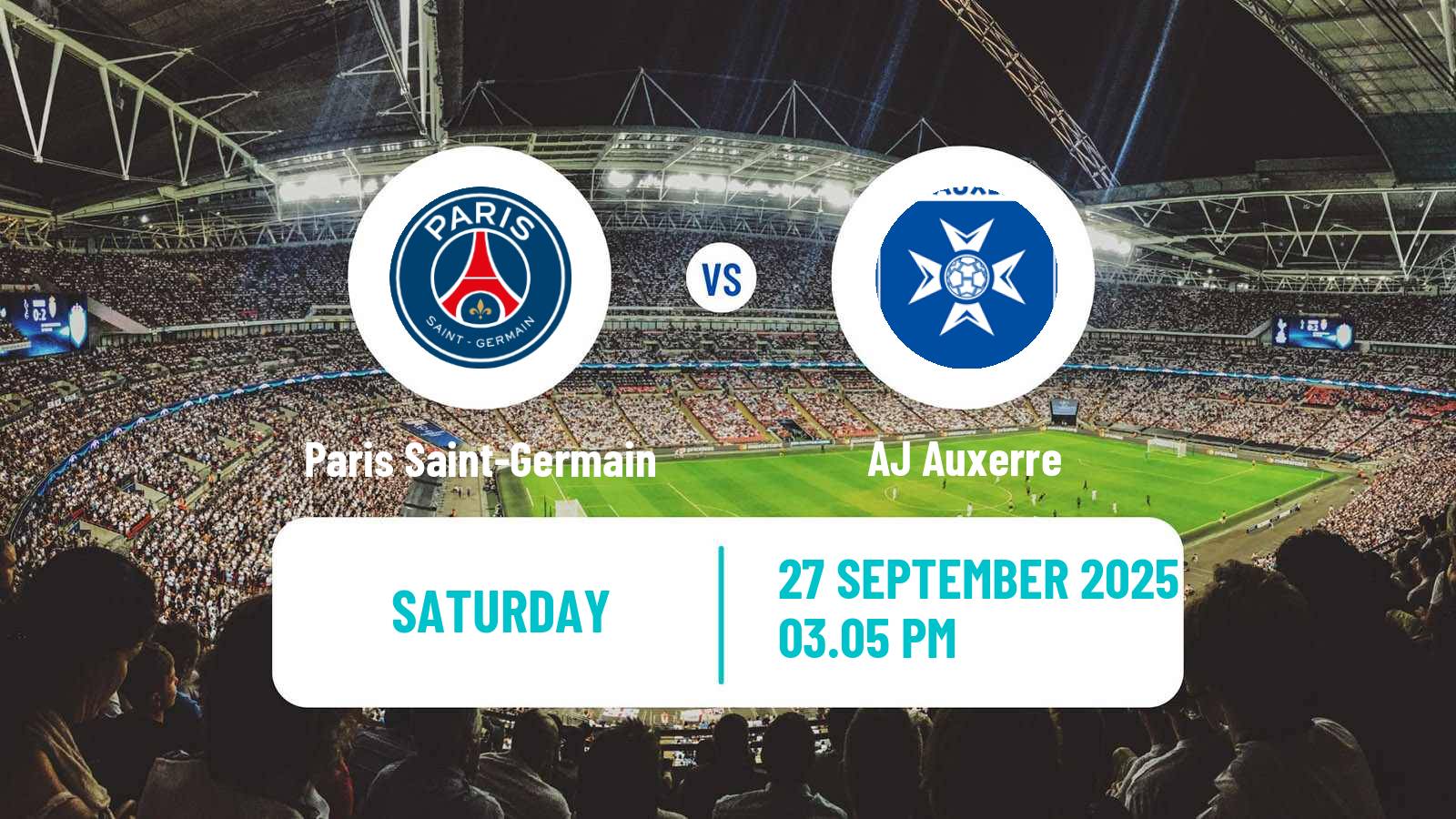 Football French Ligue 1 Paris Saint-Germain - Auxerre