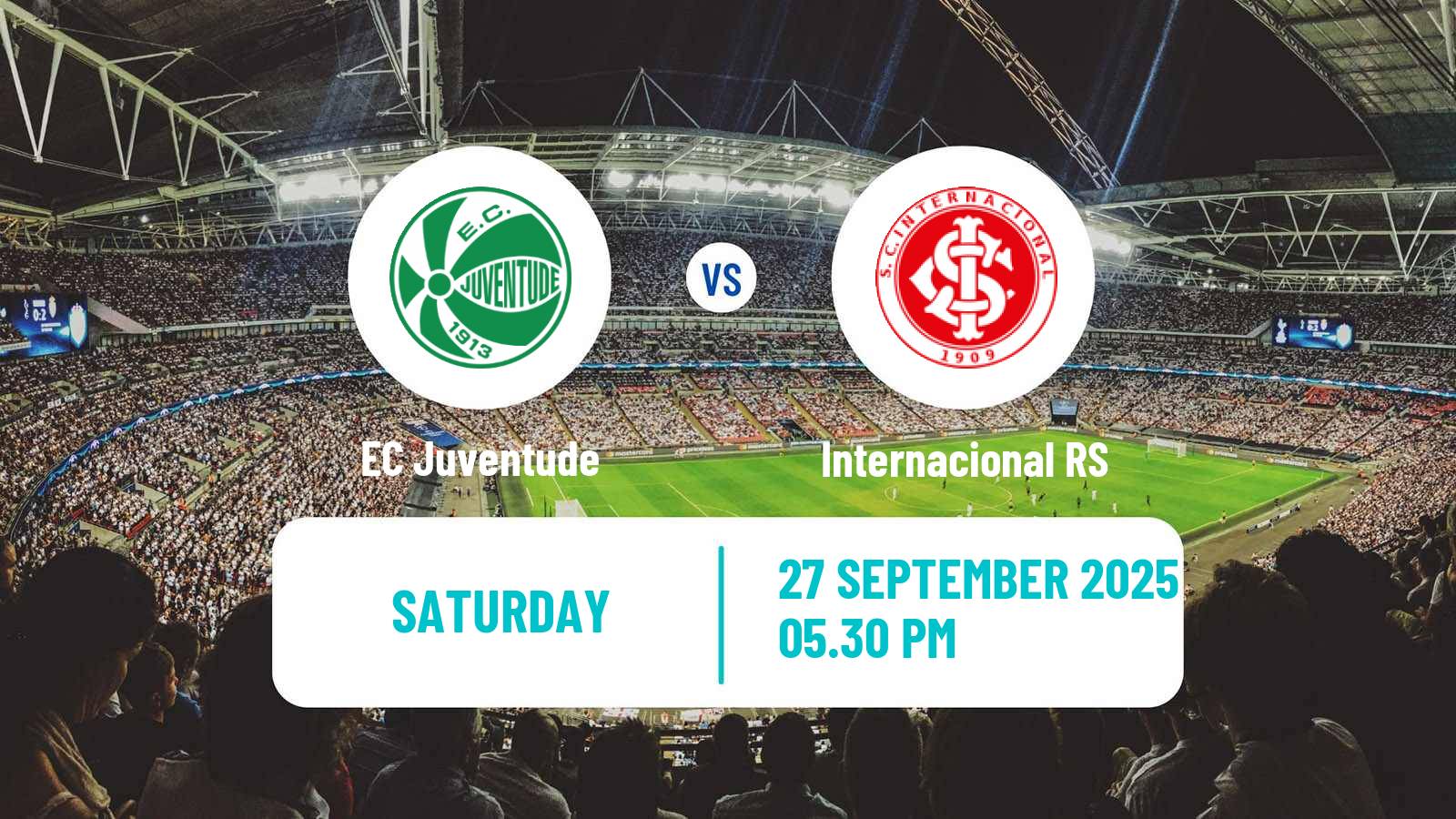 Football Brazilian Serie A Juventude - Internacional RS