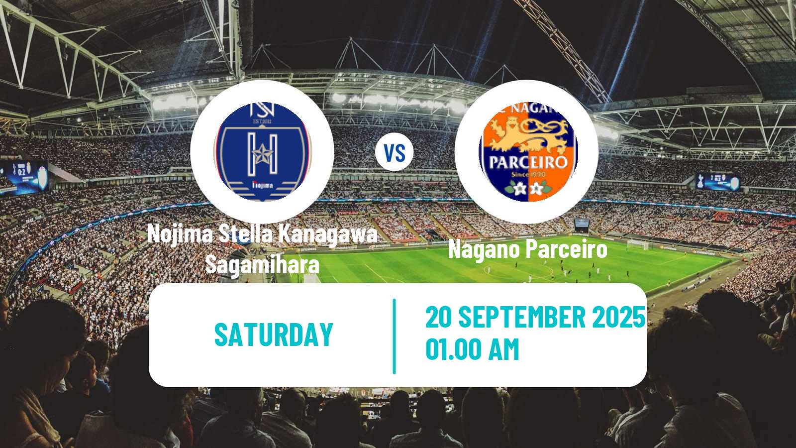 Football Japan WE League Women Nojima Stella Kanagawa Sagamihara - Nagano Parceiro