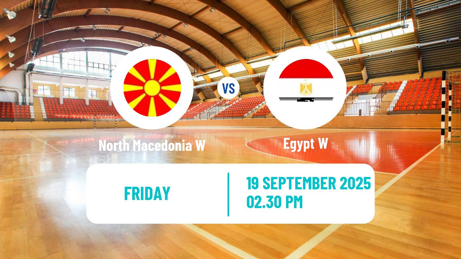 Handball Friendly International Handball Women North Macedonia W - Egypt W