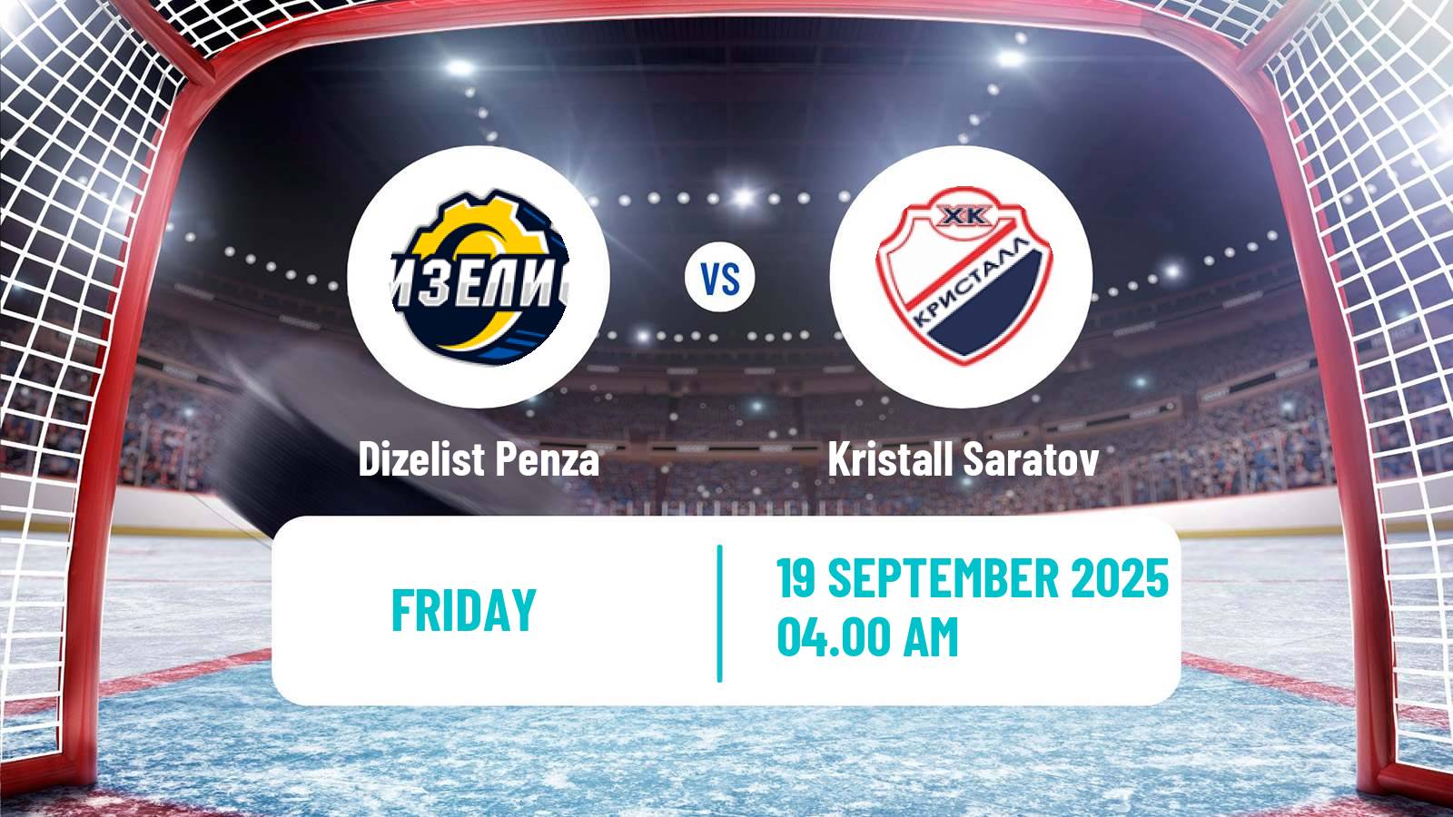 Hockey Club Friendly Ice Hockey Dizelist Penza - Kristall Saratov