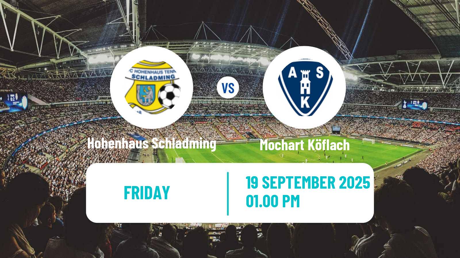 Football Austrian Landesliga Steiermark Hohenhaus Schladming - Mochart Köflach