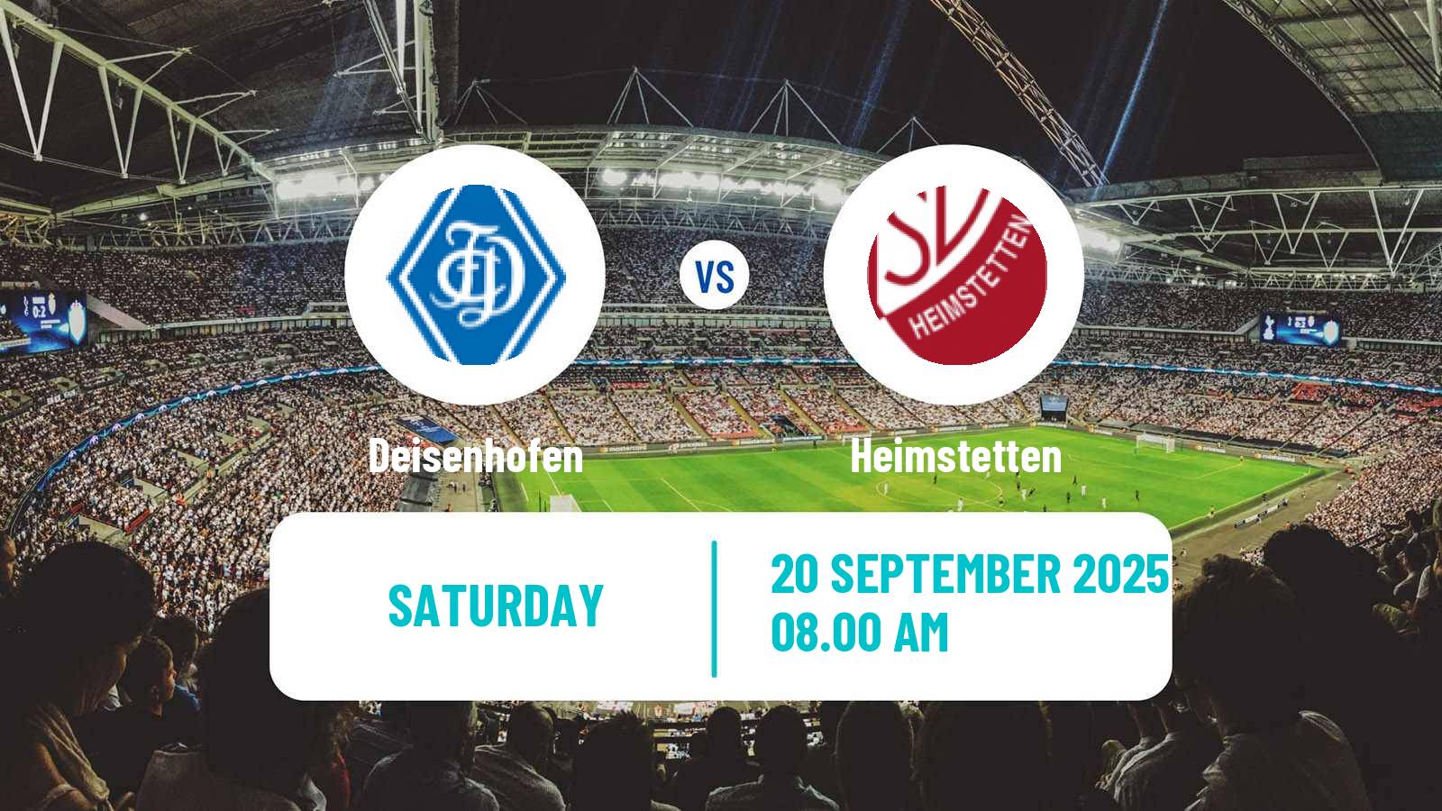 Football German Oberliga Bayern Süd Deisenhofen - Heimstetten