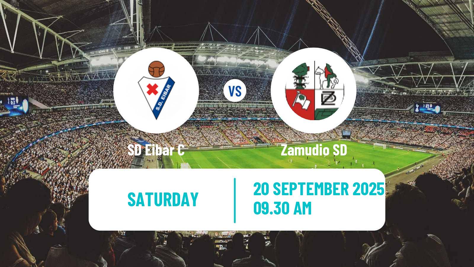 Football Spanish Tercera RFEF - Group 4 Eibar C - Zamudio
