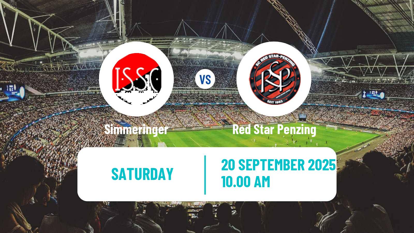 Football Austrian Landesliga Wien Simmeringer - Red Star Penzing