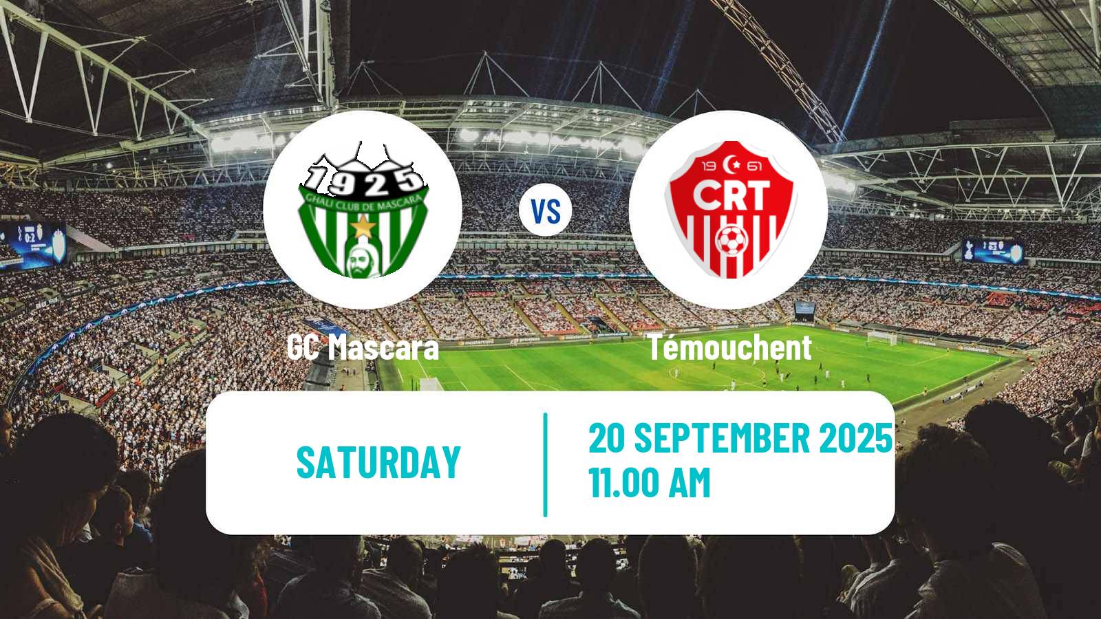 Football Algerian Ligue 2 GC Mascara - Témouchent