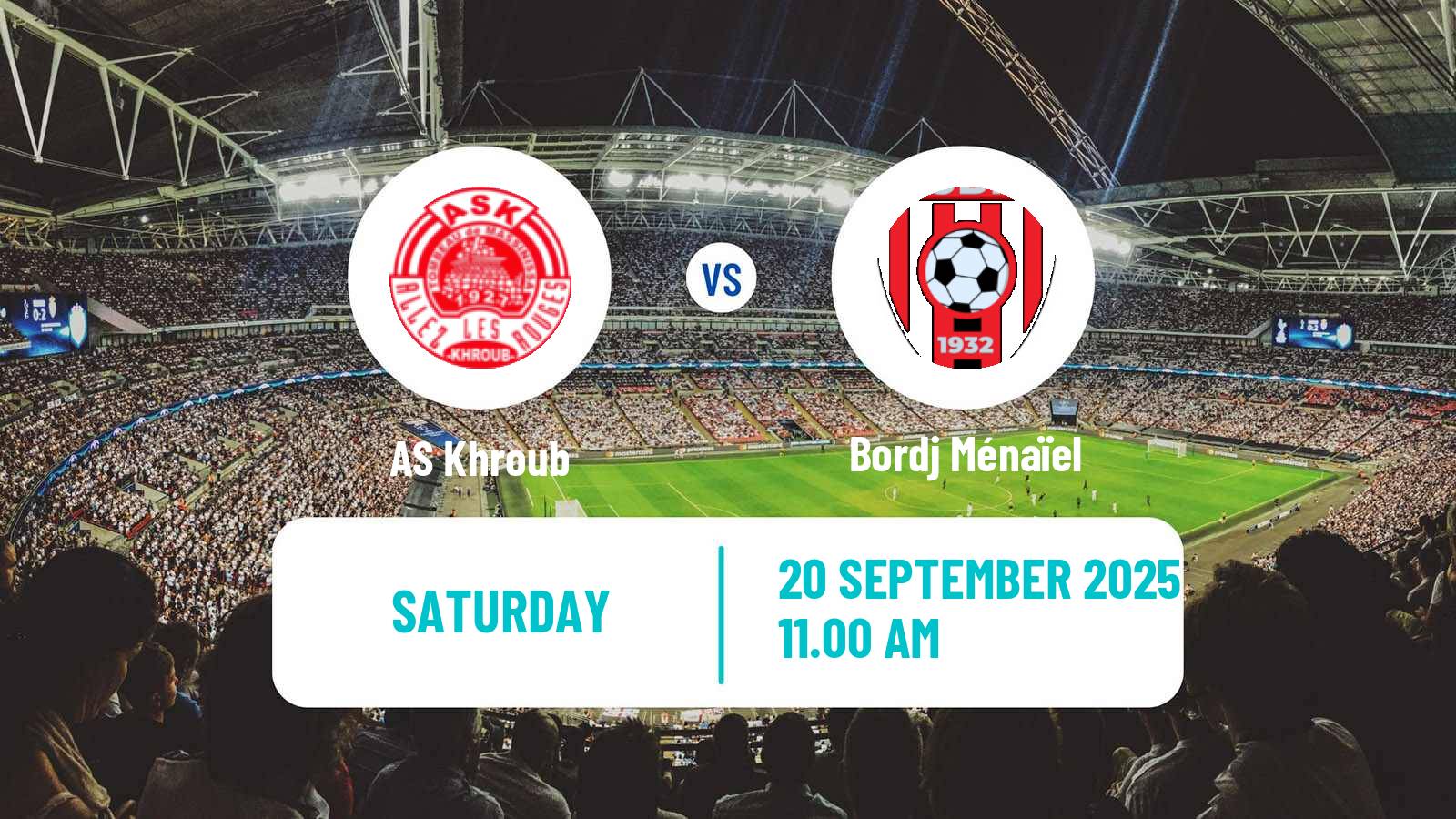 Football Algerian Ligue 2 Khroub - Bordj Ménaïel