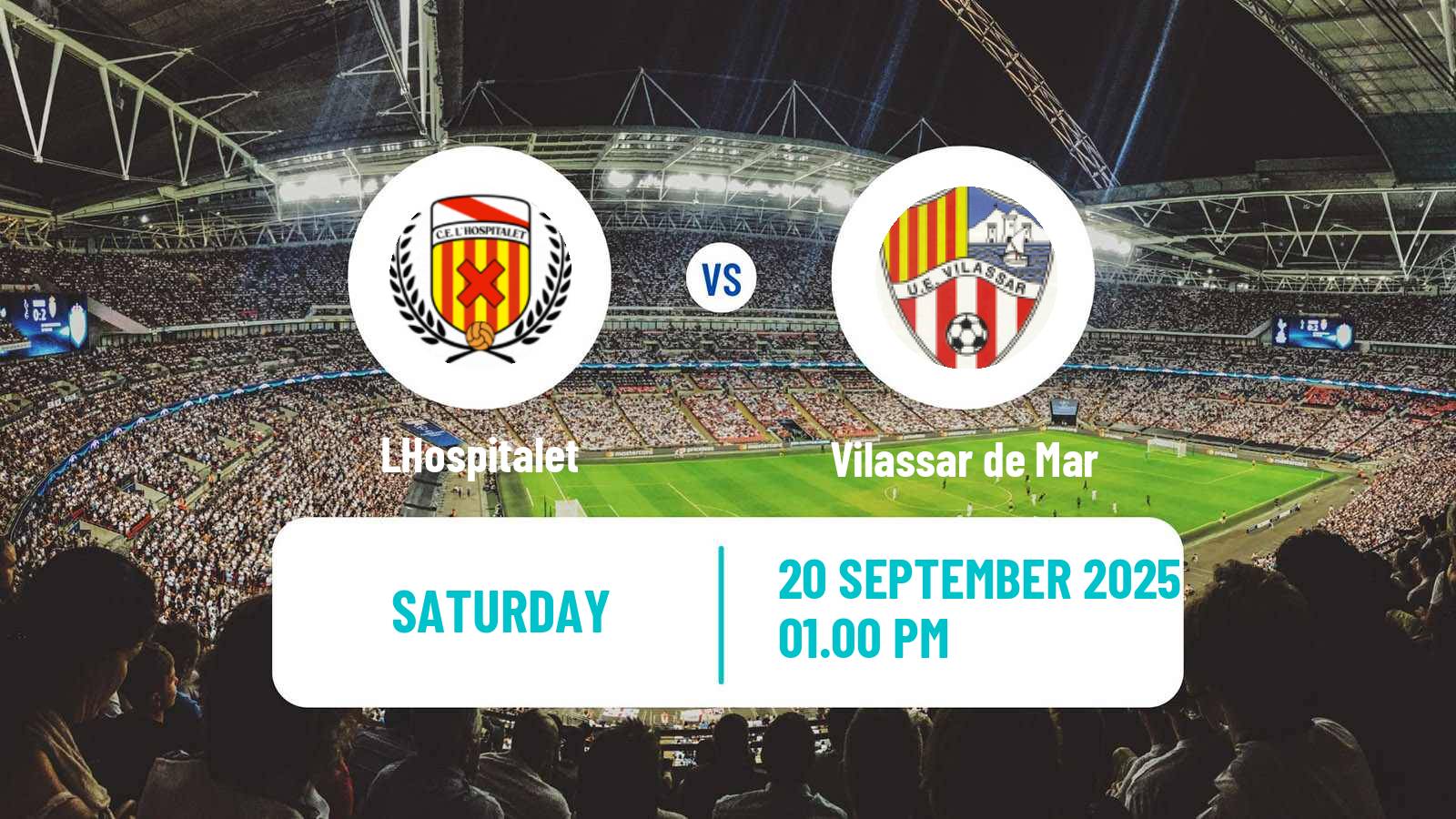 Football Spanish Tercera RFEF - Group 5 LHospitalet - Vilassar de Mar