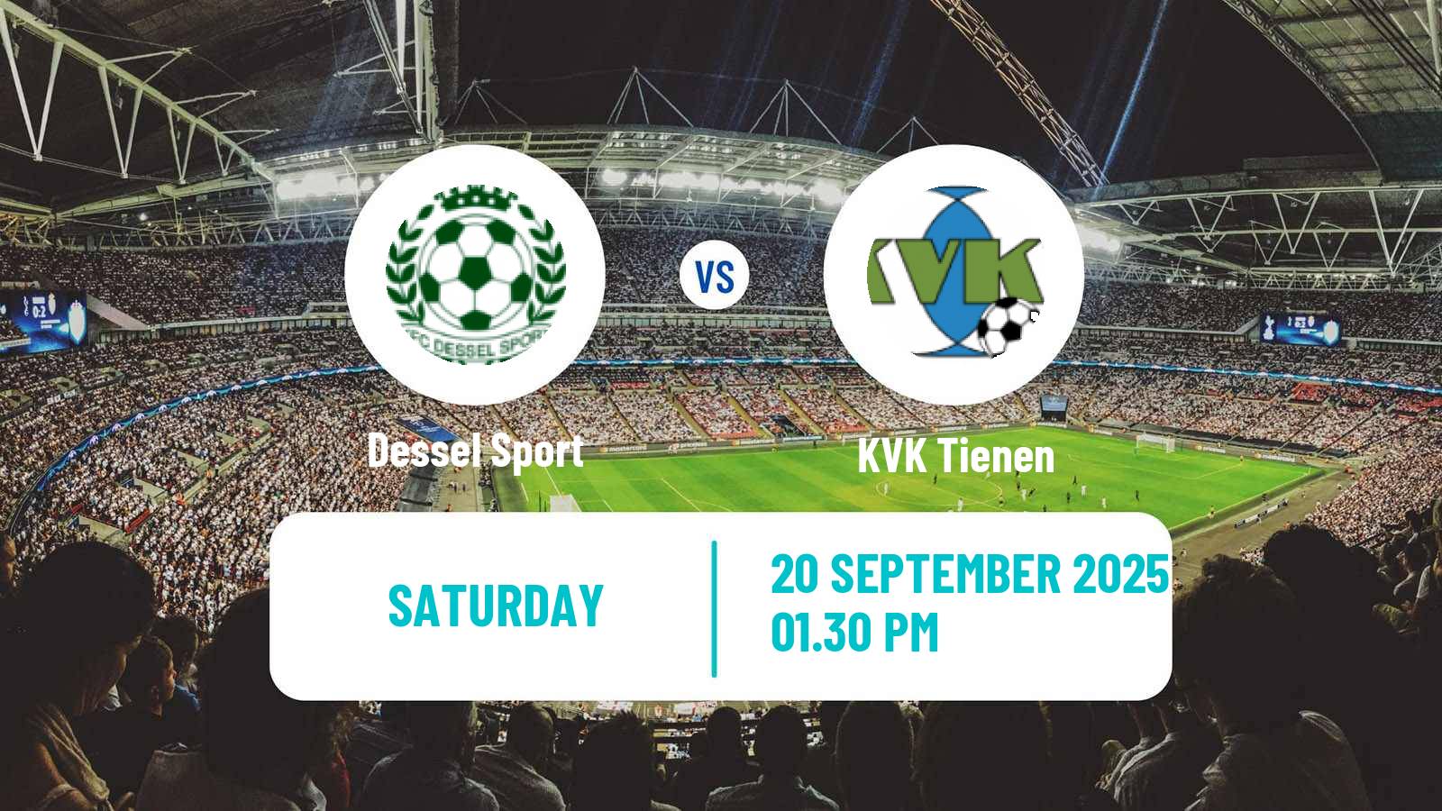 Football Belgian National Division 1 VV Dessel Sport - Tienen