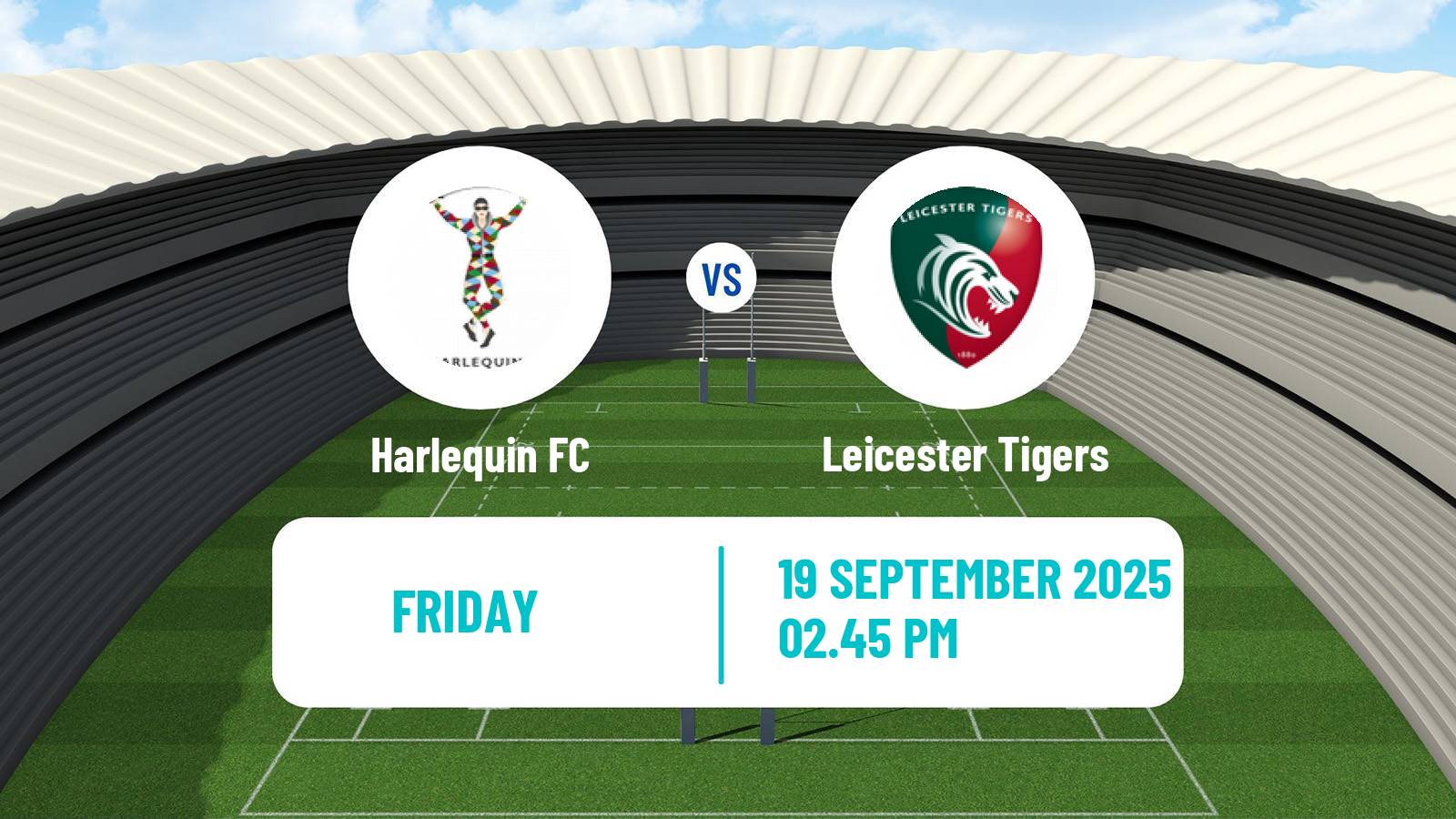Rugby union English Premiership Rugby Cup Harlequins - Leicester Tigers