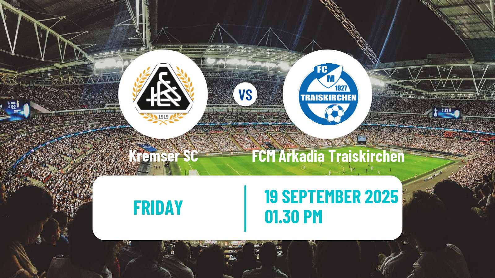 Football Austrian Regionalliga East Kremser - FCM Arkadia Traiskirchen