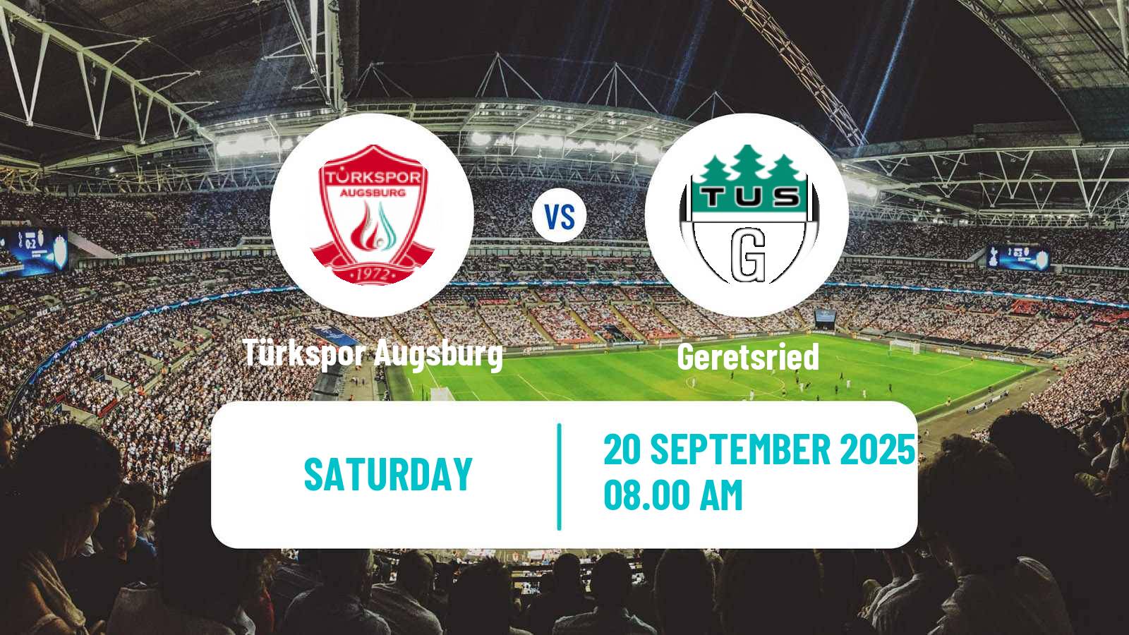 Football German Oberliga Bayern Süd Türkspor Augsburg - Geretsried
