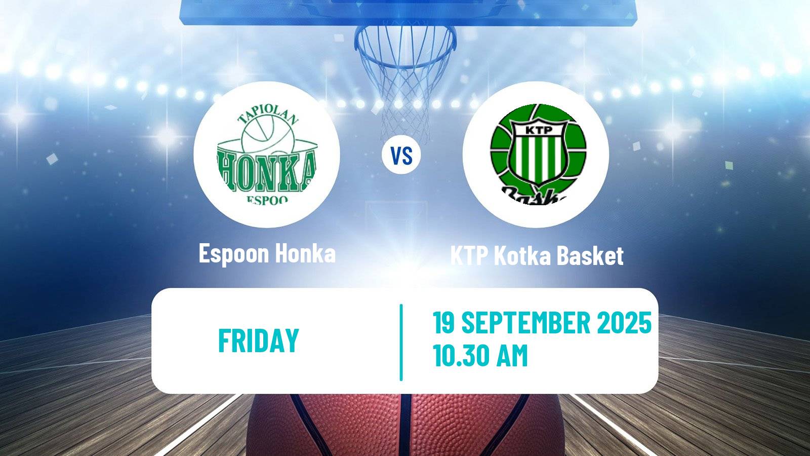 Basketball Club Friendly Basketball Espoon Honka - KTP Kotka Basket