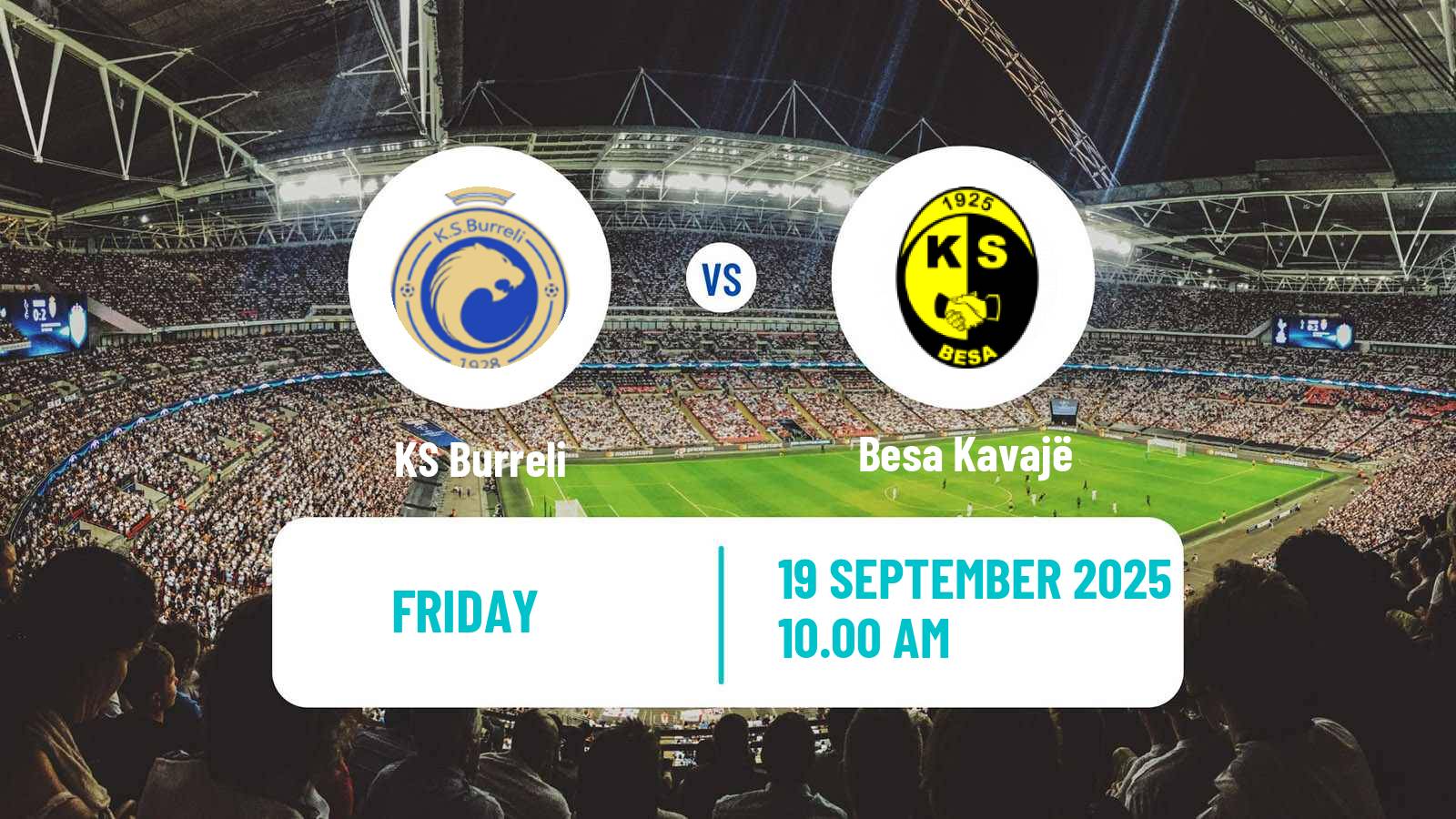Football Albanian First Division Burreli - Besa Kavajë