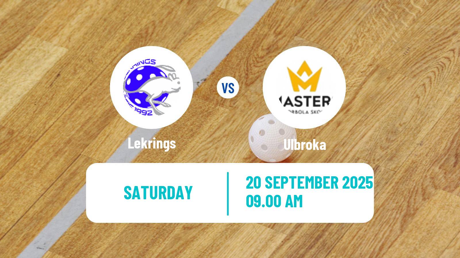 Floorball Latvian Elvi Liga Lekrings - Ulbroka