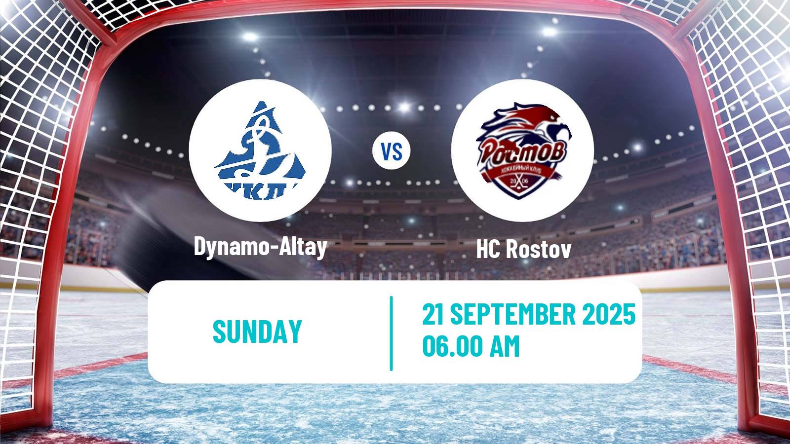 Hockey VHL Dynamo-Altay - Rostov
