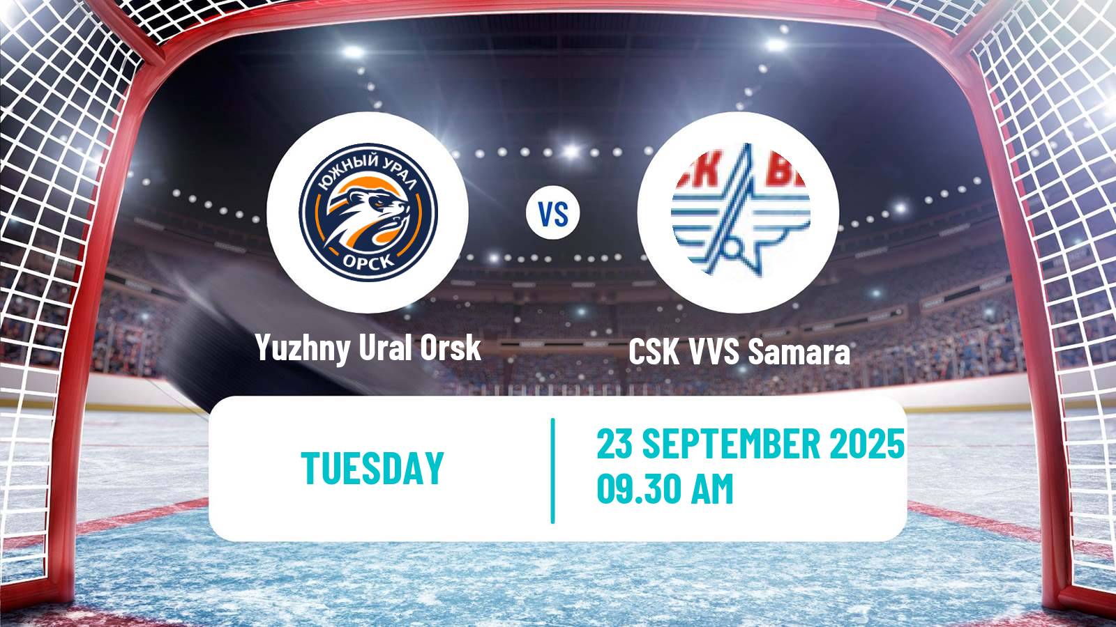 Hockey VHL Yuzhny Ural Orsk - CSK VVS Samara